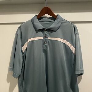 Boo By Firethorn Golf Polo Shirt XL Vintage Green White Outdoor Casual Retro Y2K